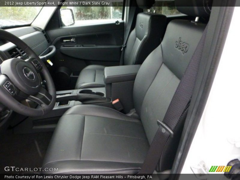 Bright White / Dark Slate Gray 2012 Jeep Liberty Sport 4x4