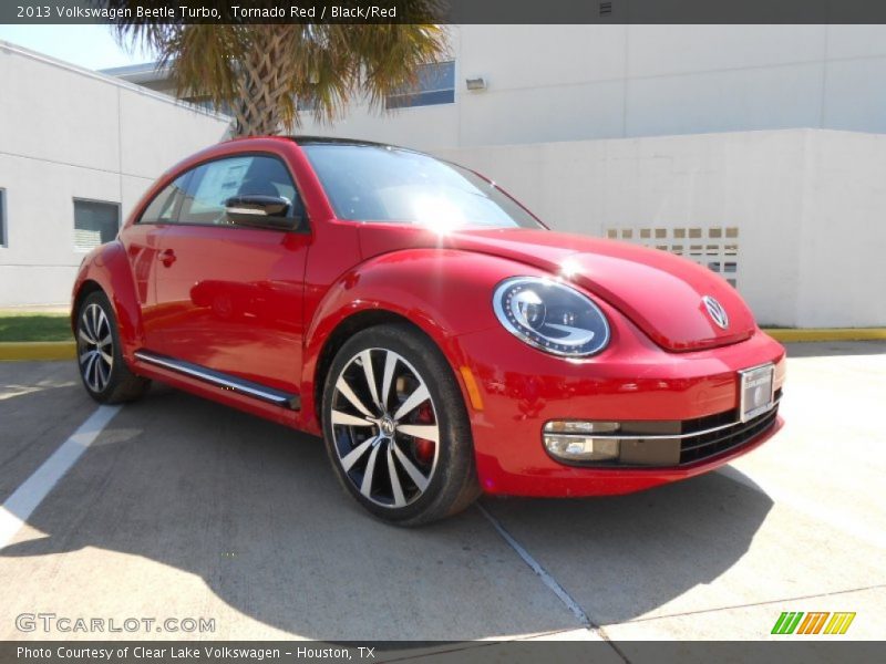 Tornado Red / Black/Red 2013 Volkswagen Beetle Turbo