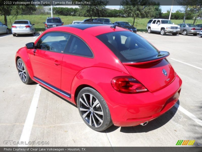 Tornado Red / Black/Red 2013 Volkswagen Beetle Turbo