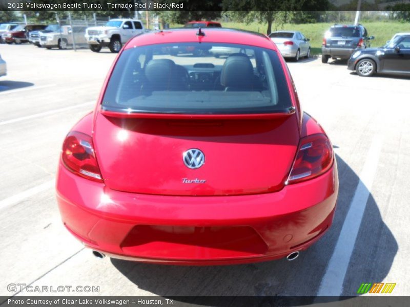 Tornado Red / Black/Red 2013 Volkswagen Beetle Turbo