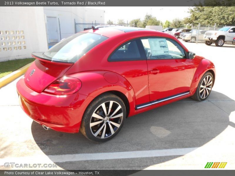 Tornado Red / Black/Red 2013 Volkswagen Beetle Turbo