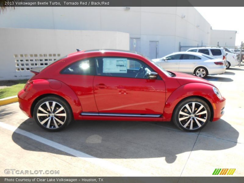 Tornado Red / Black/Red 2013 Volkswagen Beetle Turbo