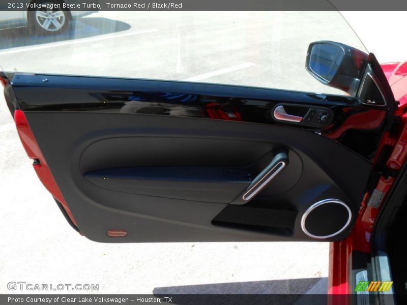 Tornado Red / Black/Red 2013 Volkswagen Beetle Turbo