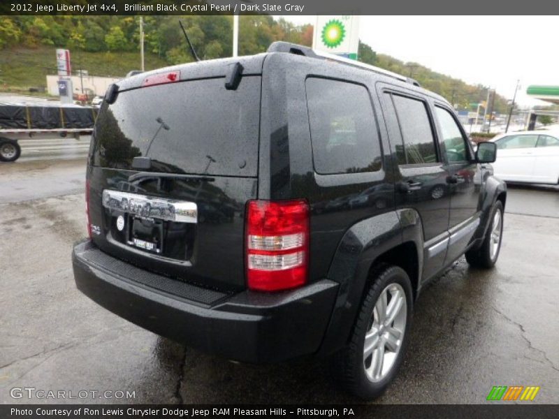 Brilliant Black Crystal Pearl / Dark Slate Gray 2012 Jeep Liberty Jet 4x4