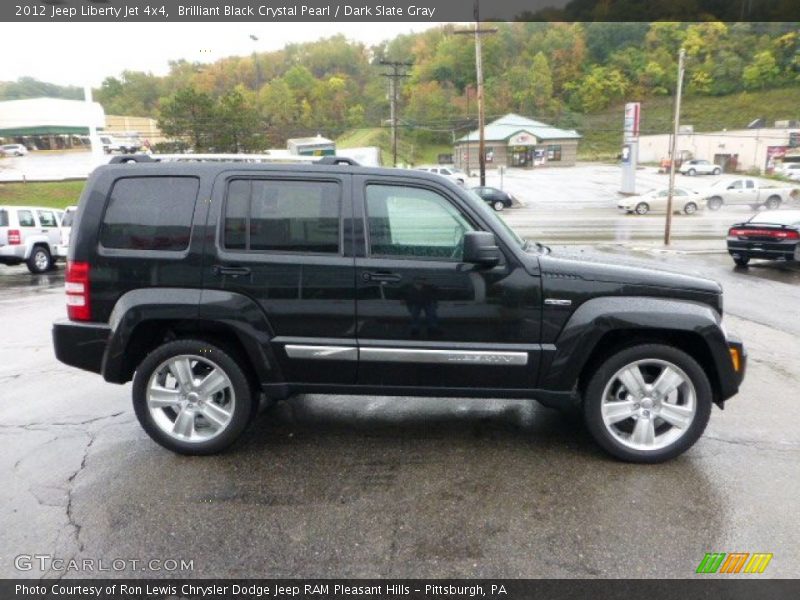 Brilliant Black Crystal Pearl / Dark Slate Gray 2012 Jeep Liberty Jet 4x4
