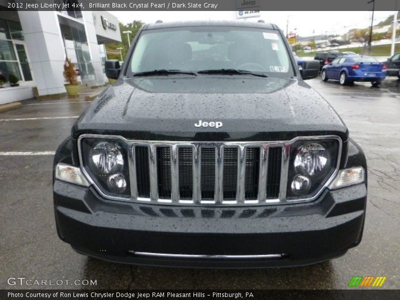 Brilliant Black Crystal Pearl / Dark Slate Gray 2012 Jeep Liberty Jet 4x4