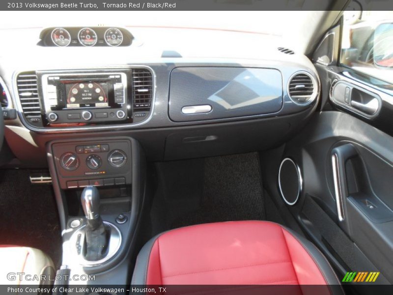 Tornado Red / Black/Red 2013 Volkswagen Beetle Turbo