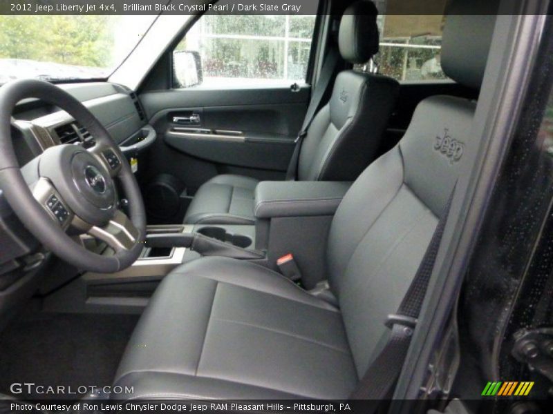 Brilliant Black Crystal Pearl / Dark Slate Gray 2012 Jeep Liberty Jet 4x4