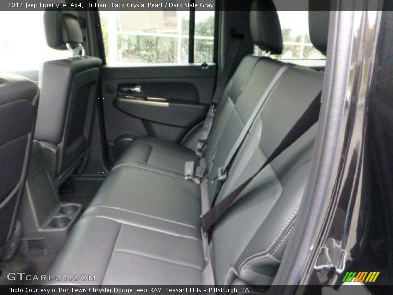 Brilliant Black Crystal Pearl / Dark Slate Gray 2012 Jeep Liberty Jet 4x4