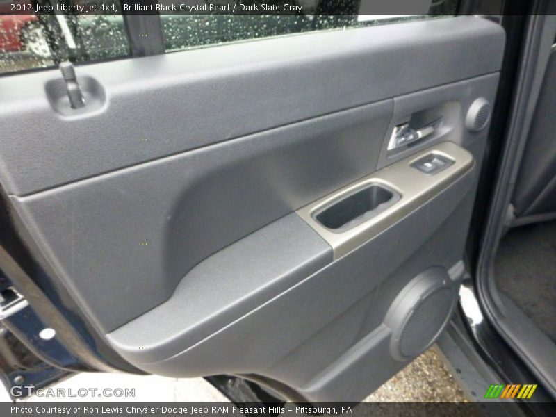 Brilliant Black Crystal Pearl / Dark Slate Gray 2012 Jeep Liberty Jet 4x4