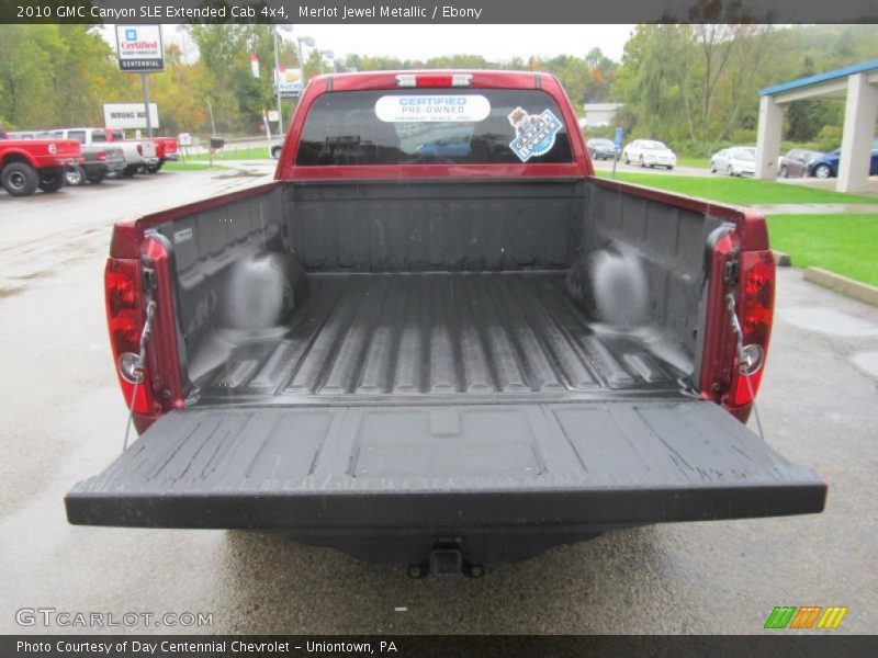 Merlot Jewel Metallic / Ebony 2010 GMC Canyon SLE Extended Cab 4x4