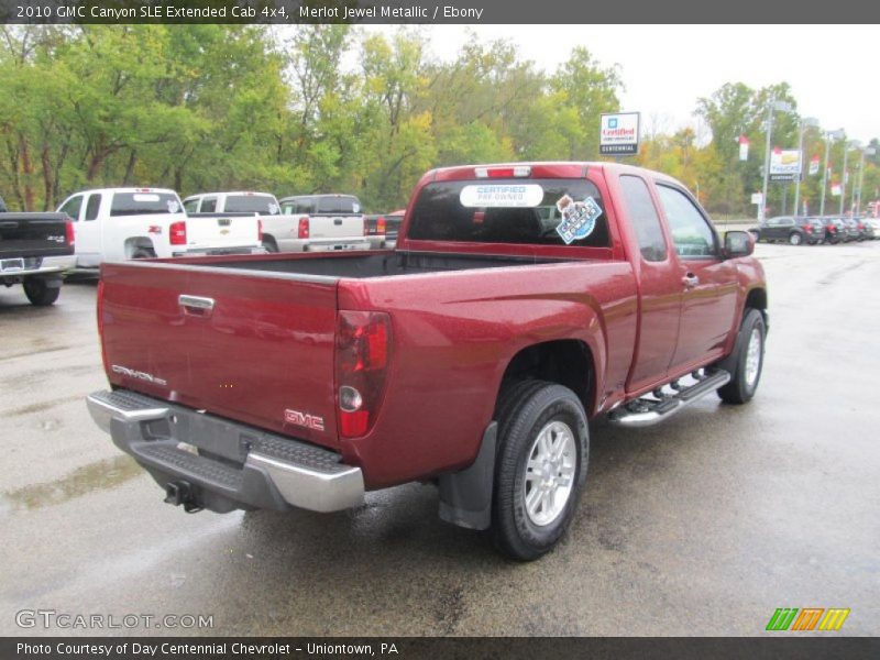 Merlot Jewel Metallic / Ebony 2010 GMC Canyon SLE Extended Cab 4x4