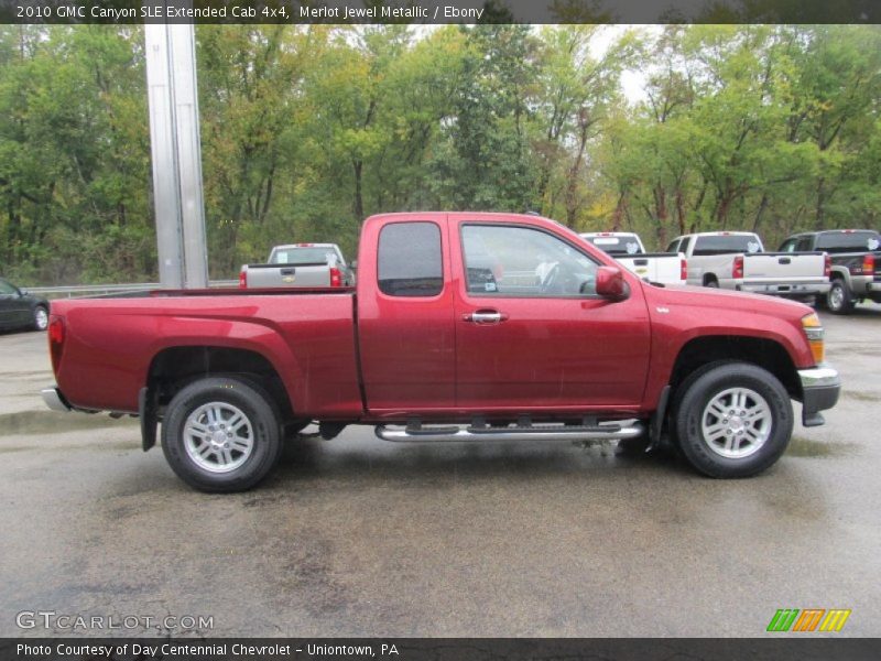  2010 Canyon SLE Extended Cab 4x4 Merlot Jewel Metallic