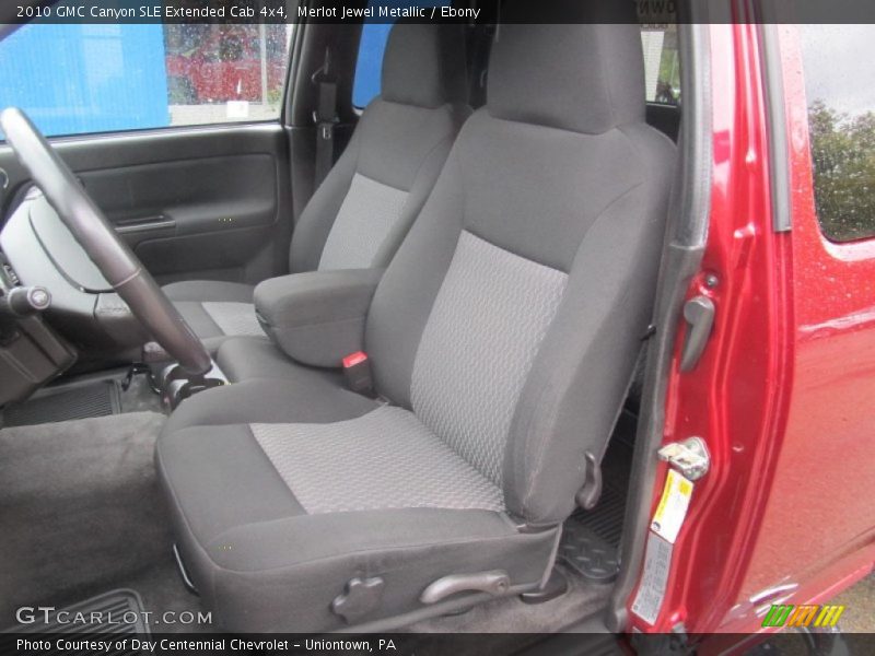  2010 Canyon SLE Extended Cab 4x4 Ebony Interior