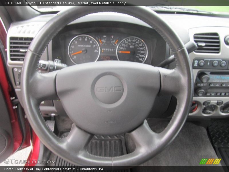  2010 Canyon SLE Extended Cab 4x4 Steering Wheel