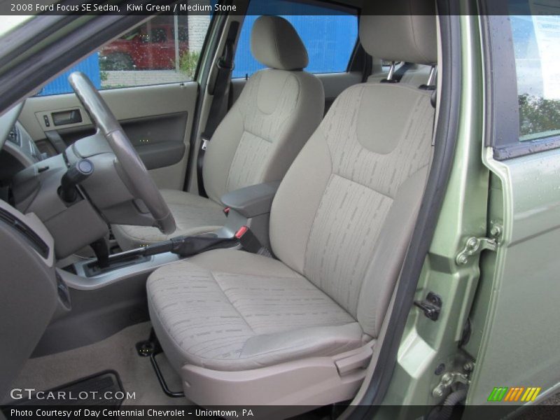 Kiwi Green / Medium Stone 2008 Ford Focus SE Sedan