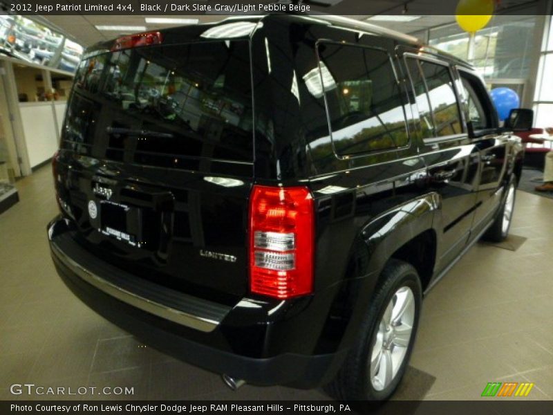 Black / Dark Slate Gray/Light Pebble Beige 2012 Jeep Patriot Limited 4x4