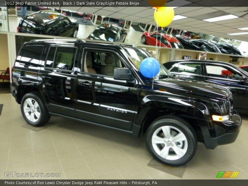 Black / Dark Slate Gray/Light Pebble Beige 2012 Jeep Patriot Limited 4x4