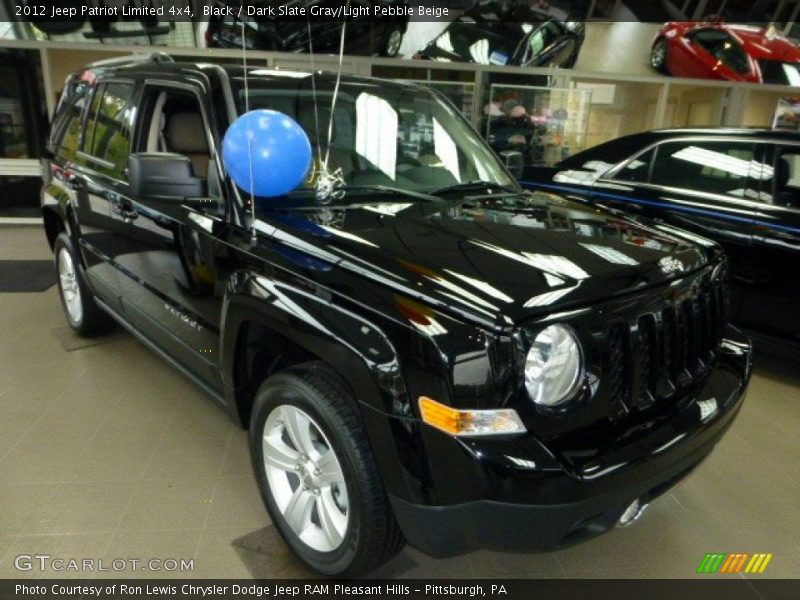 Black / Dark Slate Gray/Light Pebble Beige 2012 Jeep Patriot Limited 4x4