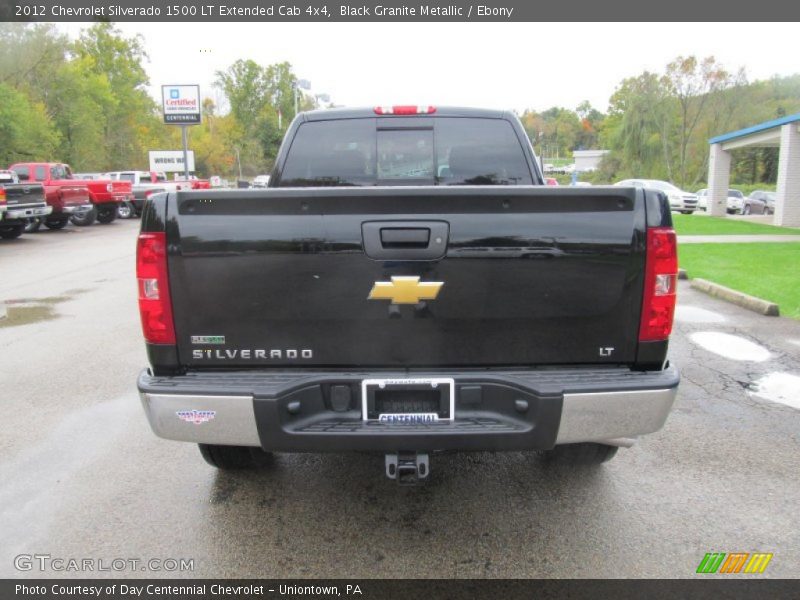 Black Granite Metallic / Ebony 2012 Chevrolet Silverado 1500 LT Extended Cab 4x4