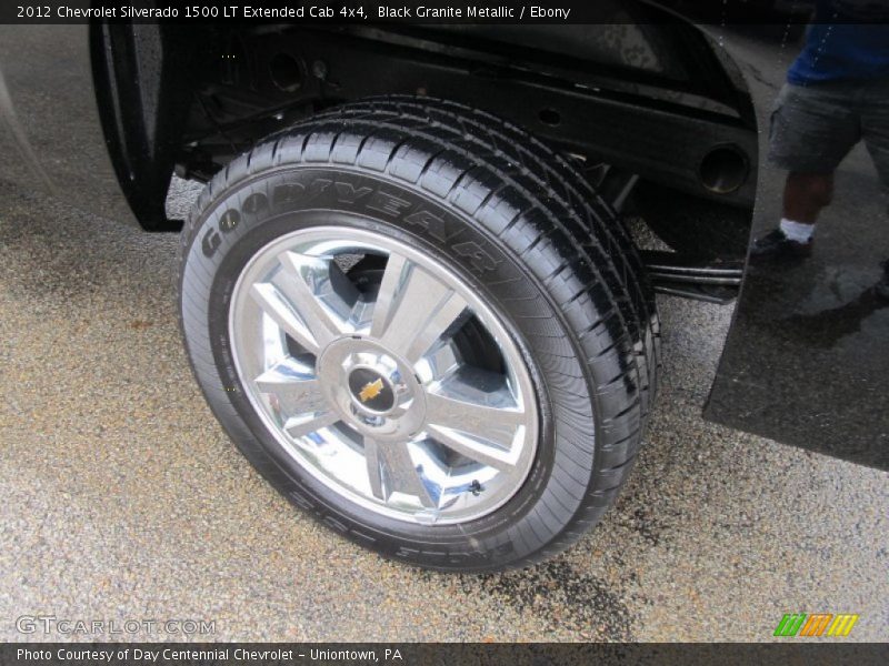 Black Granite Metallic / Ebony 2012 Chevrolet Silverado 1500 LT Extended Cab 4x4