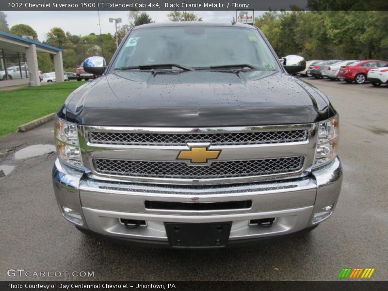 Black Granite Metallic / Ebony 2012 Chevrolet Silverado 1500 LT Extended Cab 4x4