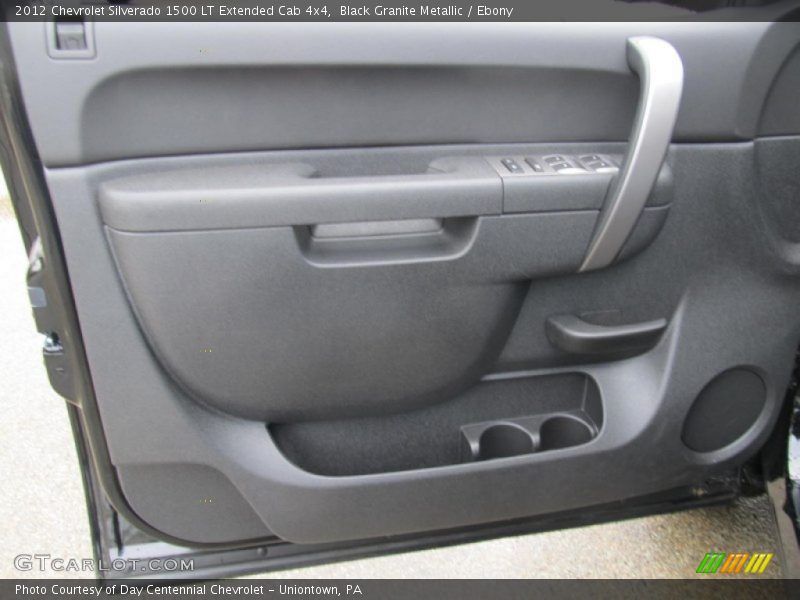 Black Granite Metallic / Ebony 2012 Chevrolet Silverado 1500 LT Extended Cab 4x4