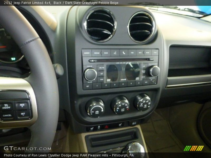 Black / Dark Slate Gray/Light Pebble Beige 2012 Jeep Patriot Limited 4x4