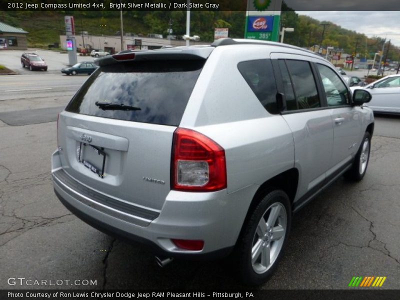 Bright Silver Metallic / Dark Slate Gray 2012 Jeep Compass Limited 4x4