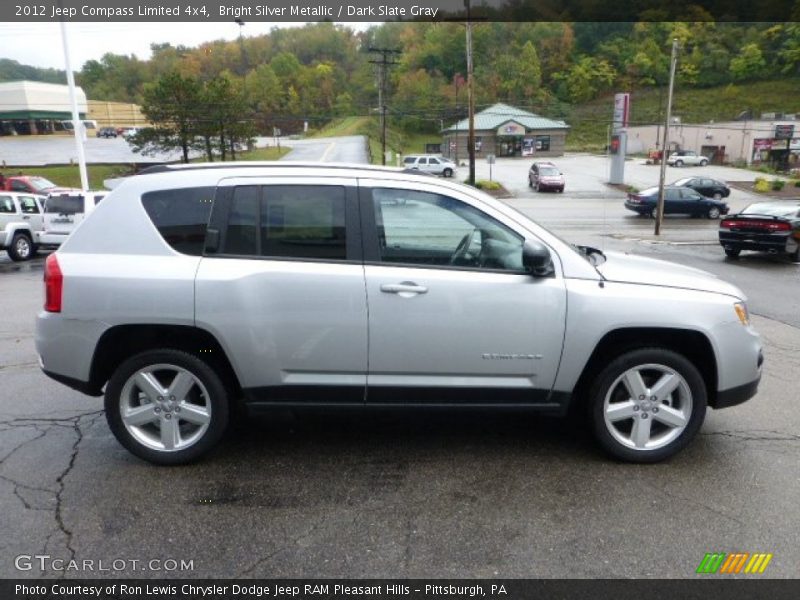 Bright Silver Metallic / Dark Slate Gray 2012 Jeep Compass Limited 4x4