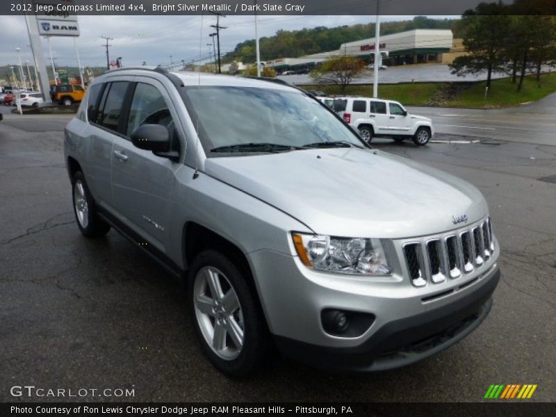 Bright Silver Metallic / Dark Slate Gray 2012 Jeep Compass Limited 4x4