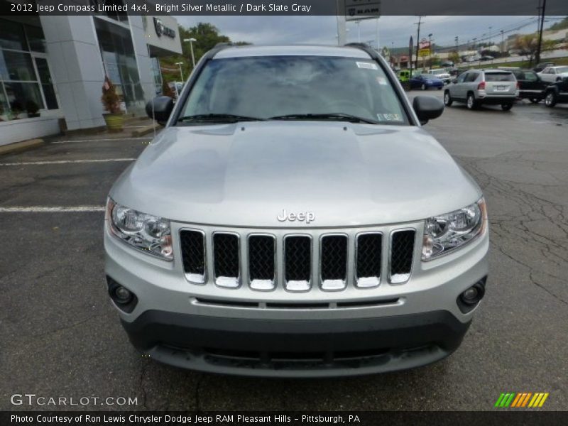 Bright Silver Metallic / Dark Slate Gray 2012 Jeep Compass Limited 4x4