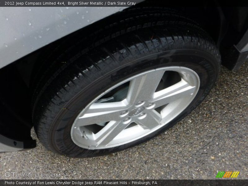 Bright Silver Metallic / Dark Slate Gray 2012 Jeep Compass Limited 4x4
