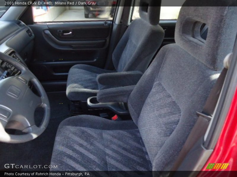 Milano Red / Dark Gray 2001 Honda CR-V EX 4WD