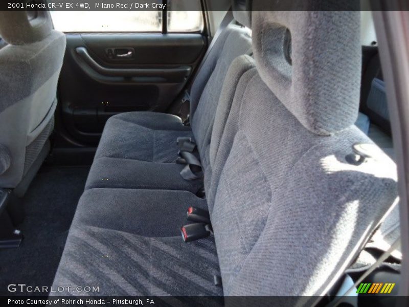 Milano Red / Dark Gray 2001 Honda CR-V EX 4WD