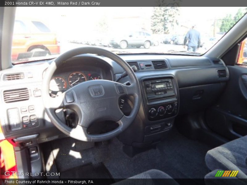 Milano Red / Dark Gray 2001 Honda CR-V EX 4WD