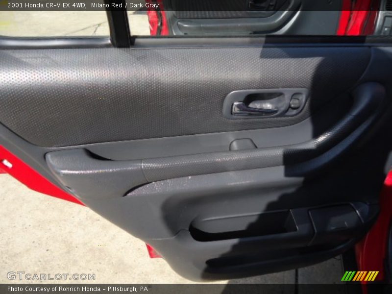 Milano Red / Dark Gray 2001 Honda CR-V EX 4WD