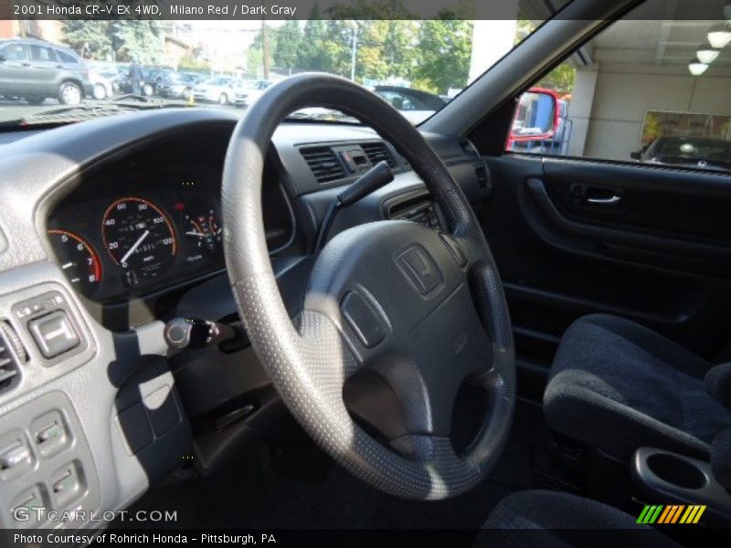 Milano Red / Dark Gray 2001 Honda CR-V EX 4WD