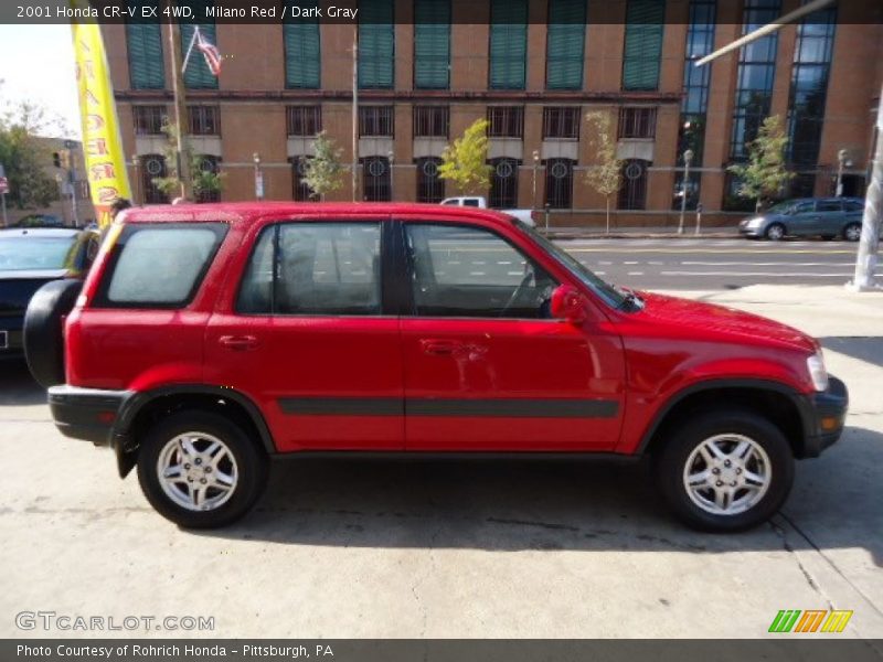 Milano Red / Dark Gray 2001 Honda CR-V EX 4WD