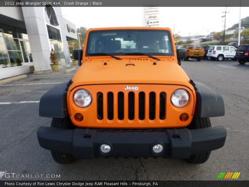 Crush Orange / Black 2012 Jeep Wrangler Sport 4x4