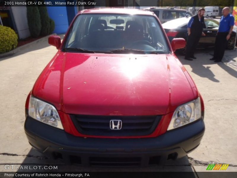 Milano Red / Dark Gray 2001 Honda CR-V EX 4WD