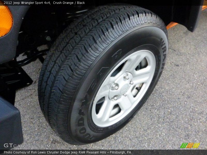 Crush Orange / Black 2012 Jeep Wrangler Sport 4x4