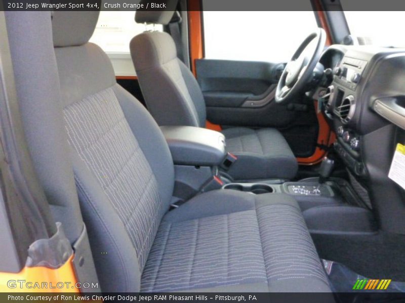 Crush Orange / Black 2012 Jeep Wrangler Sport 4x4