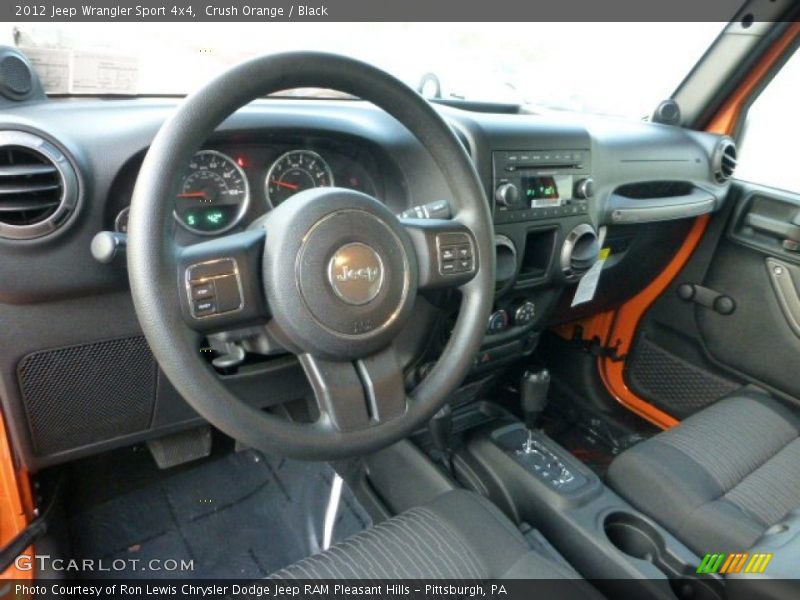 Crush Orange / Black 2012 Jeep Wrangler Sport 4x4
