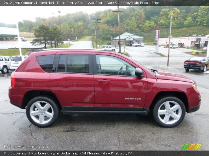  2012 Compass Limited 4x4 Deep Cherry Red Crystal Pearl