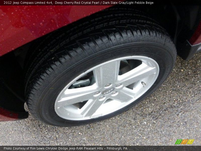 Deep Cherry Red Crystal Pearl / Dark Slate Gray/Light Pebble Beige 2012 Jeep Compass Limited 4x4