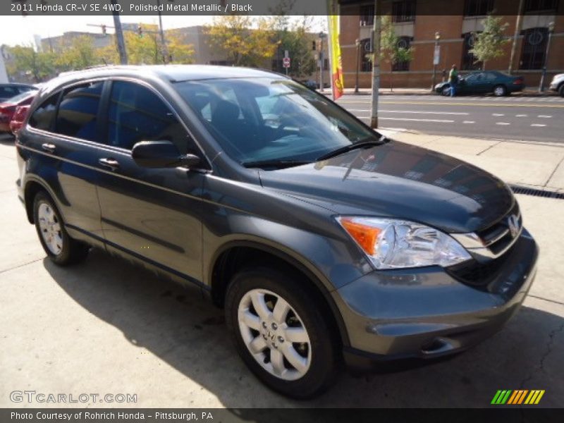 Polished Metal Metallic / Black 2011 Honda CR-V SE 4WD
