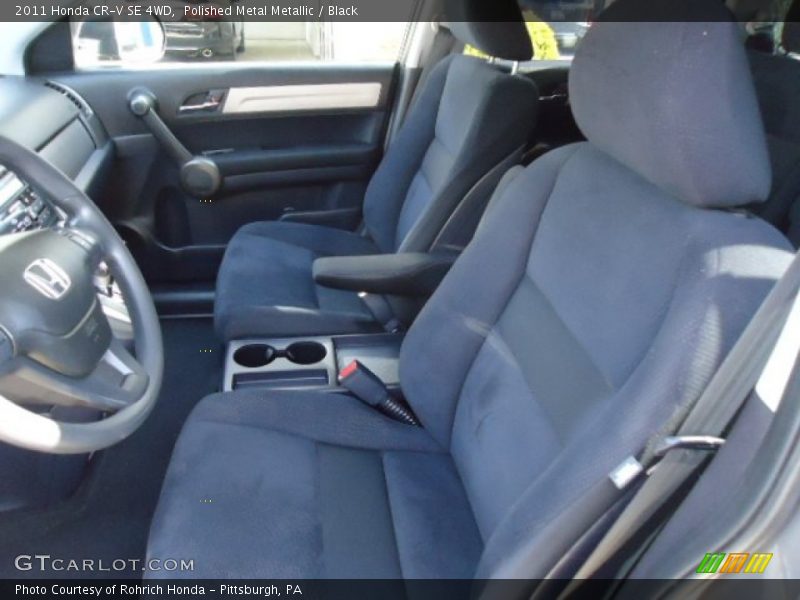 Polished Metal Metallic / Black 2011 Honda CR-V SE 4WD