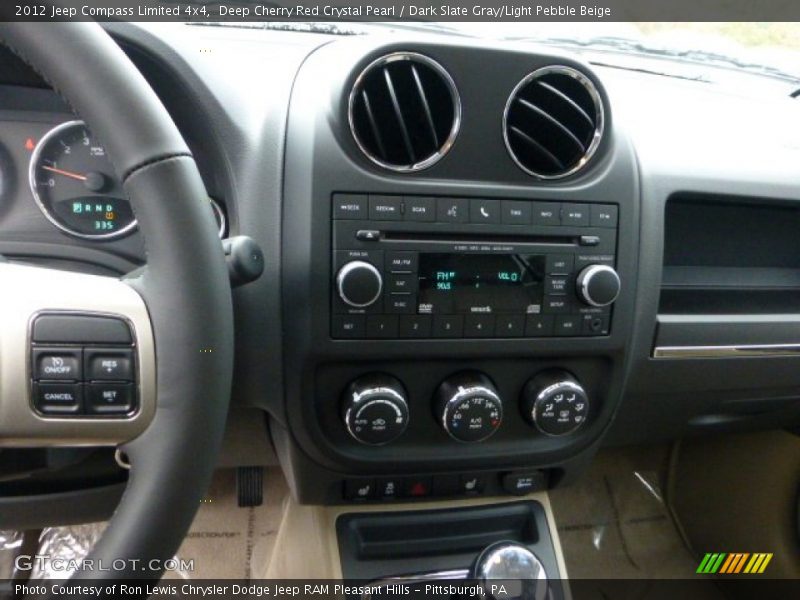 Deep Cherry Red Crystal Pearl / Dark Slate Gray/Light Pebble Beige 2012 Jeep Compass Limited 4x4