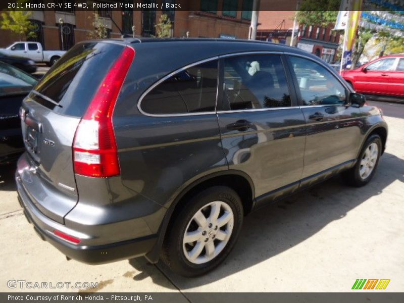 Polished Metal Metallic / Black 2011 Honda CR-V SE 4WD